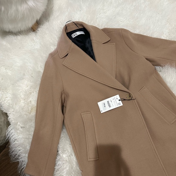 Zara Tan Women's Coat - Picture 5 of 7